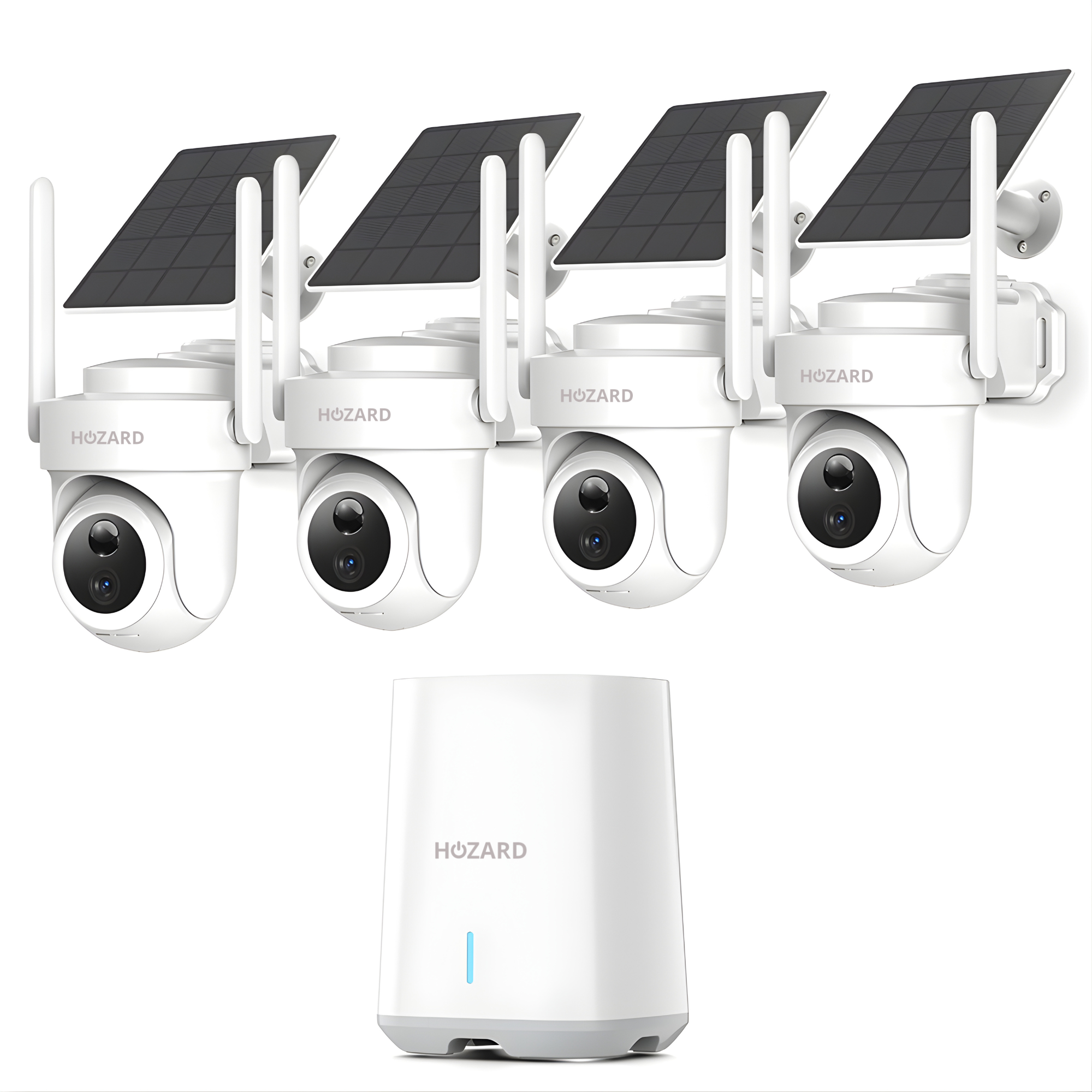 4K UHD 4x Beveiligingscamera buiten - Solar & IP66 + HomeBase 64GB