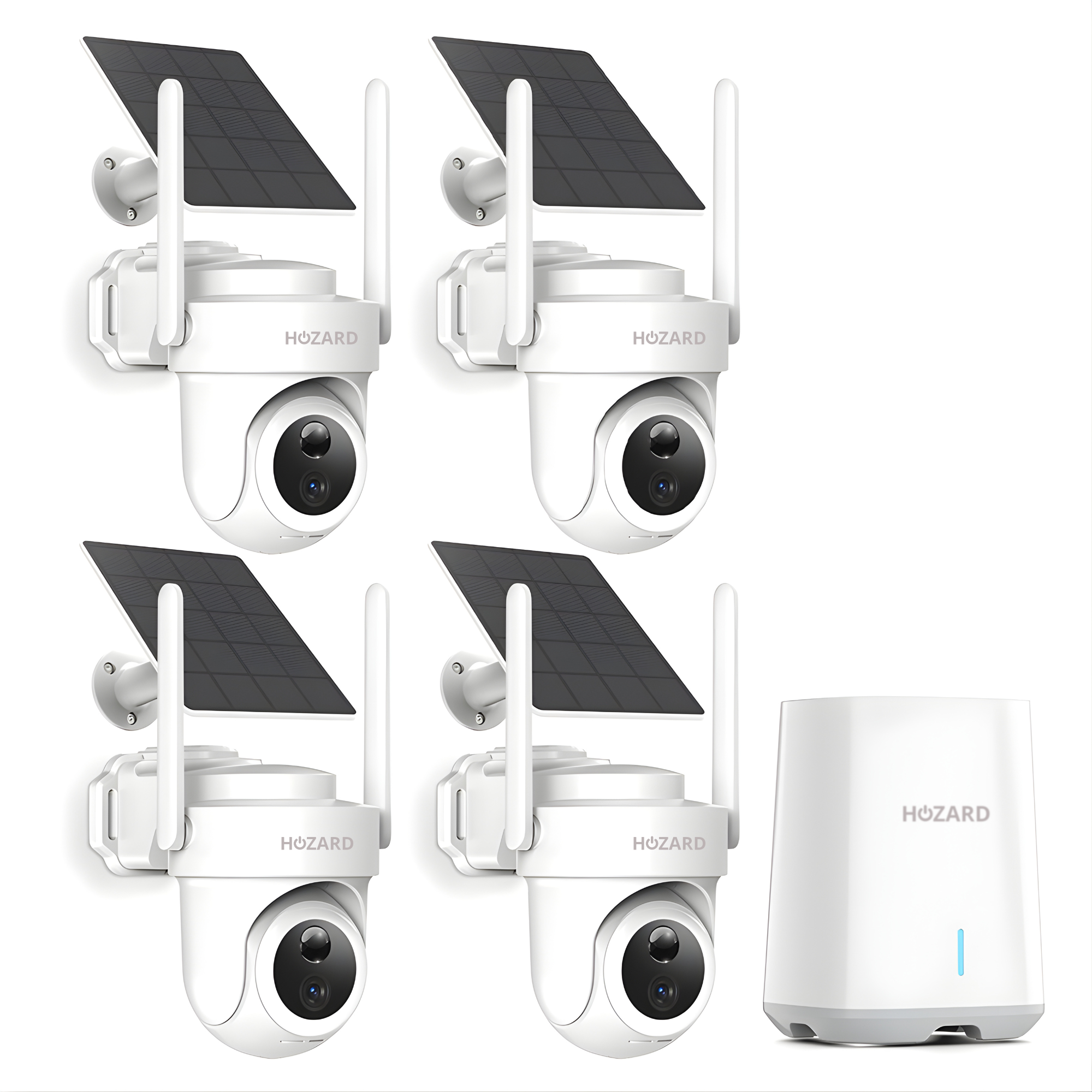 4K UHD 4x Beveiligingscamera buiten - Solar & IP66 + HomeBase 64GB