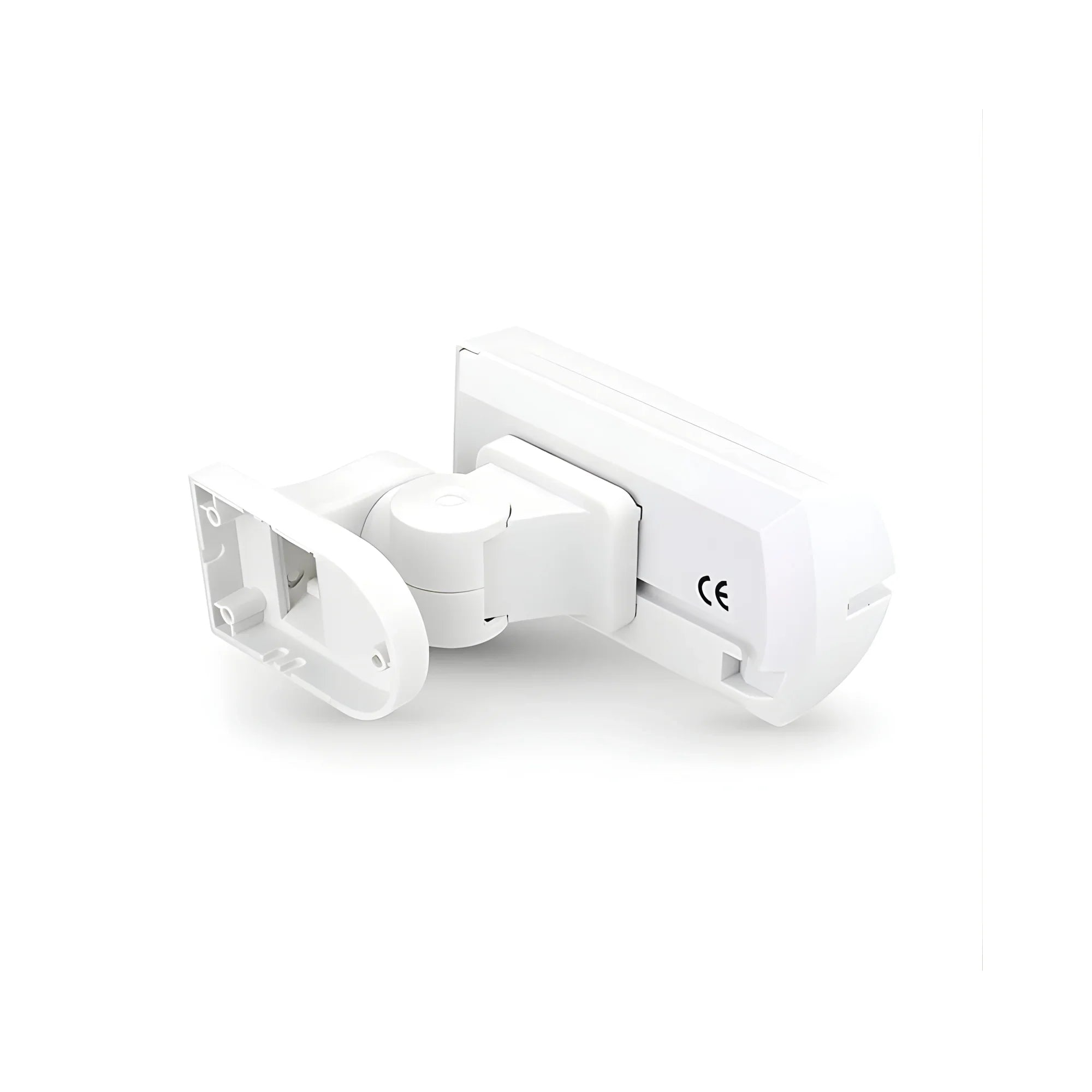 Witte beveiligingscamera muurbeugel, verstelbaar voor elektronische beveiliging thuis