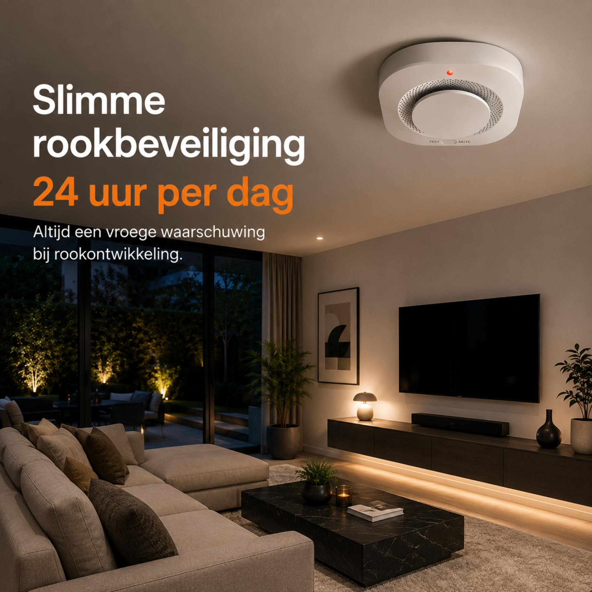 Smoke Detector - Draadloze Rook Melder - Pakket A T/M D