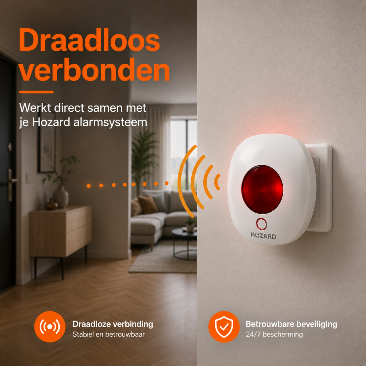 Draadloze Sirene - Slimme Alarmlicht 110dB