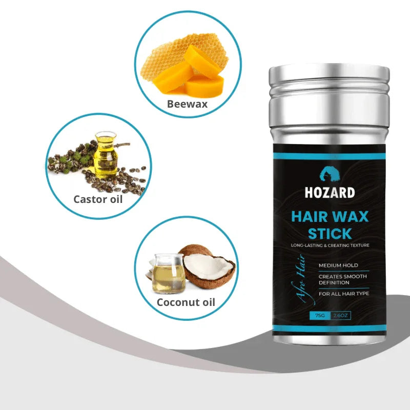 Hozard® Hair Wax Stick - Anti Pluis - Haargel Stick - Wax Roller - Medium