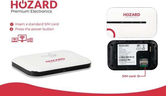 MiFi Router - Draadloze WiFi Router - MiFi - Compacte Hotspot - Wit