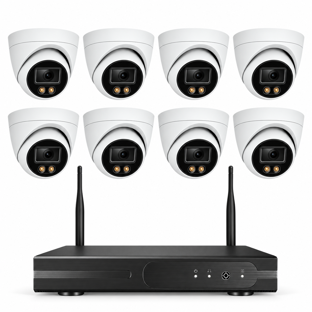 8x 2K UHD Beveiligingscamera Set - CCTV Bewakingscamera