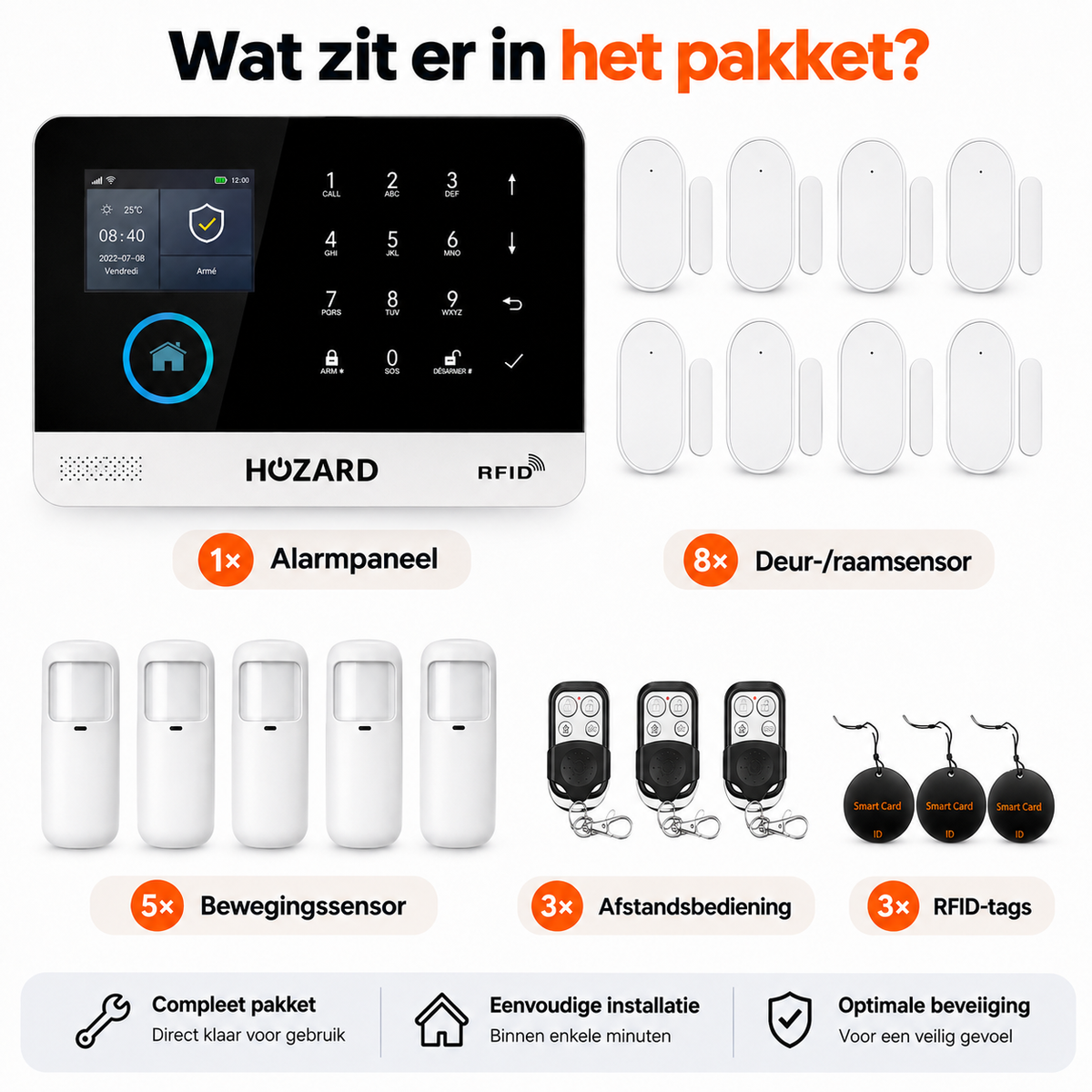 Alarmsysteem Pakket B V2