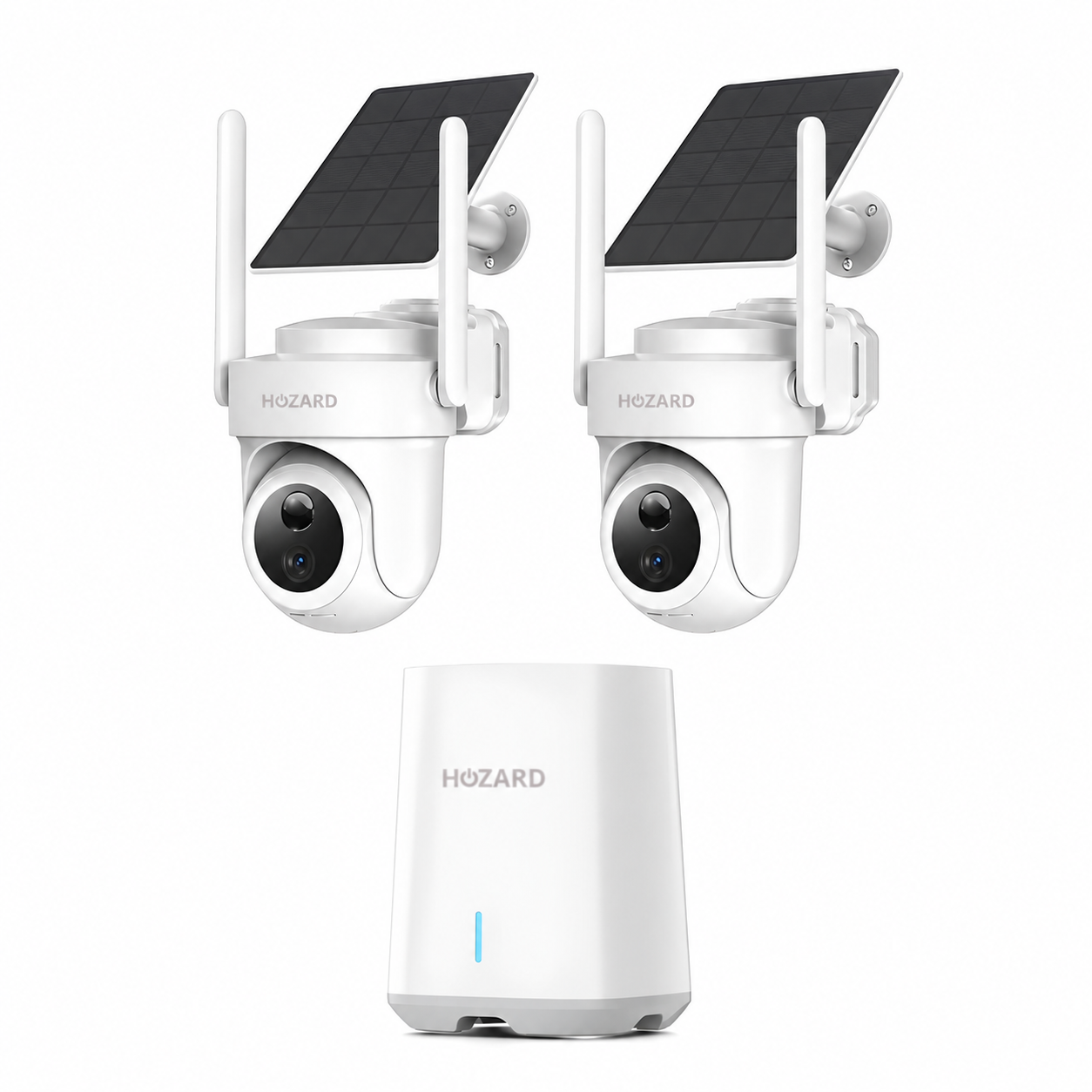 4K UHD 2x Beveiligingscamera - Solar & IP66 + Homebase