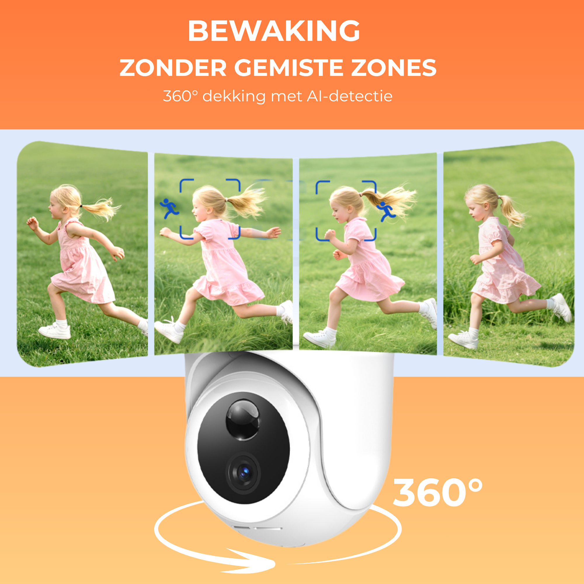 4K UHD 4x Beveiligingscamera buiten - Solar & IP66 + HomeBase 64GB