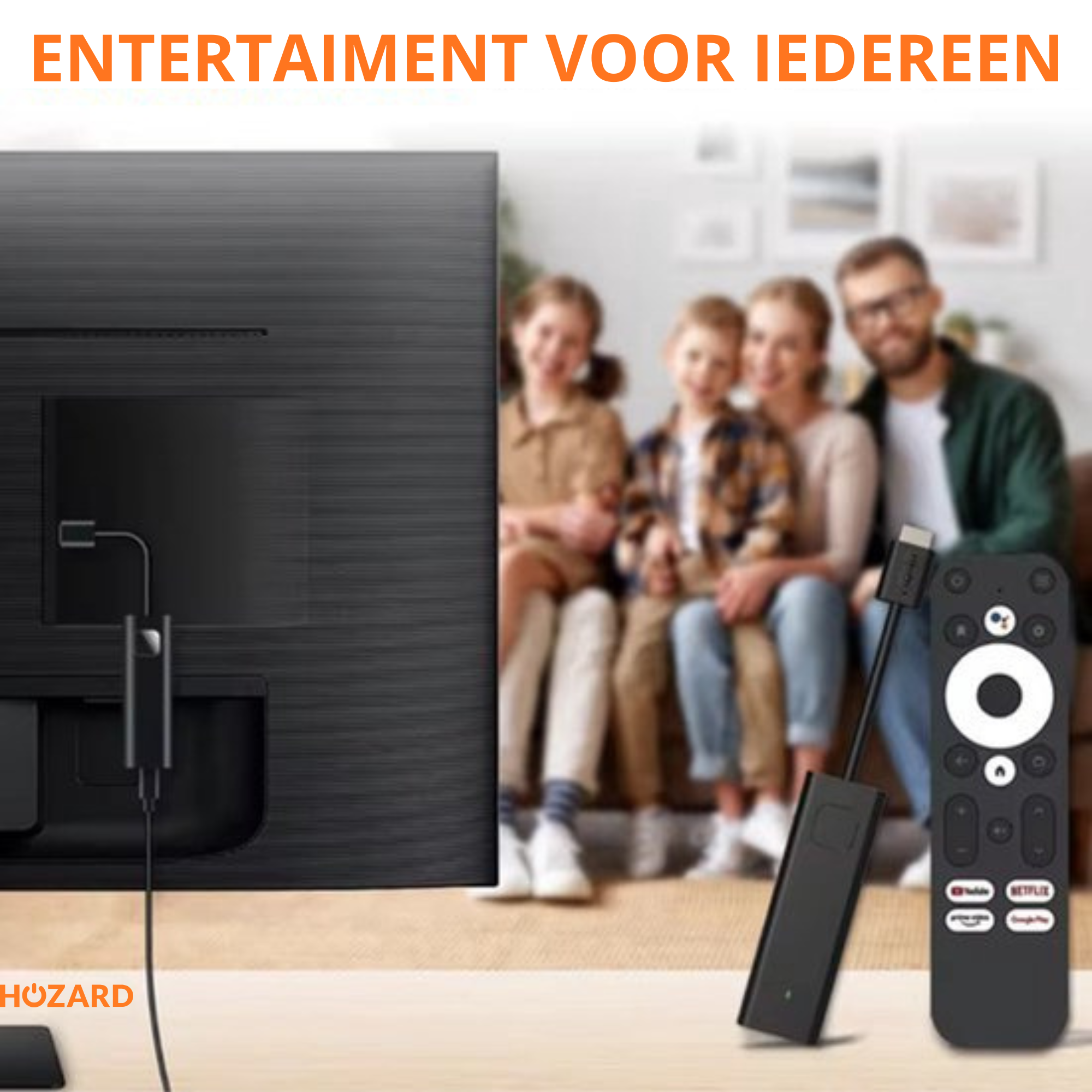 Google TV 4K UHD Media Streamer – Gecertificeerd voor YouTube & Chromecast built-in™