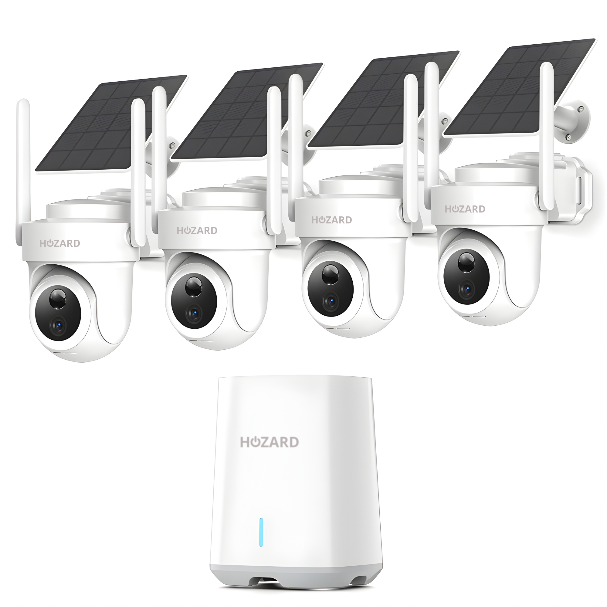 4K UHD 4x Beveiligingscamera buiten - Solar & IP66 + HomeBase 64GB