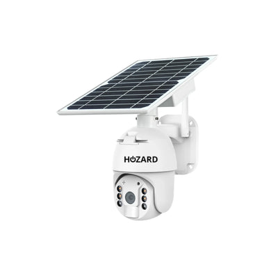 Beveiligingscamera met zonnepaneel voor buiten, draadloze IP camera, wandmontage