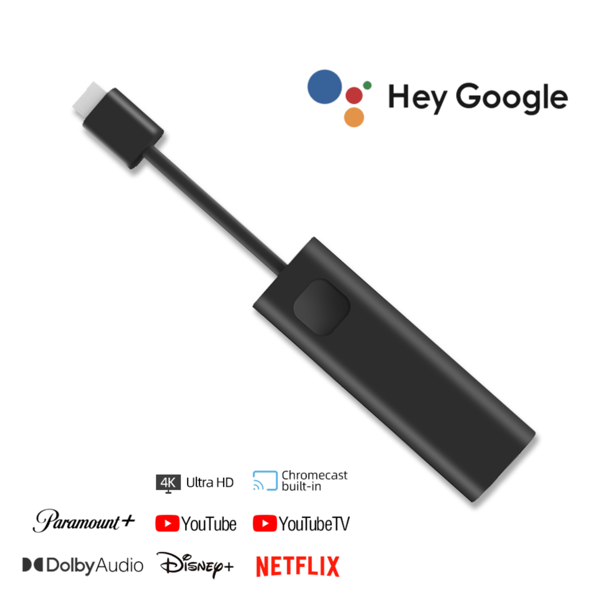 Google TV 4K UHD Media Streamer – Gecertificeerd voor YouTube & Chromecast built-in™