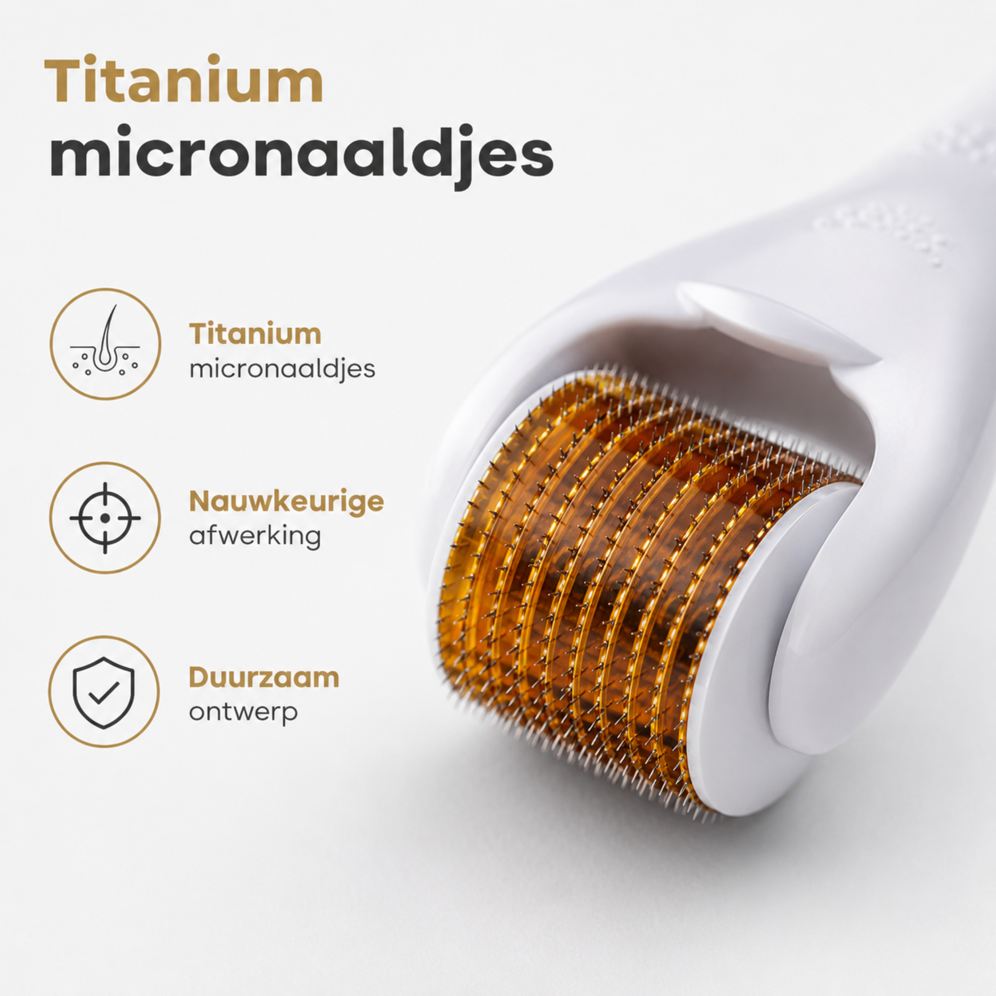 Derma Roller - 540 Micro Naalden - Haargroei Stimuleren