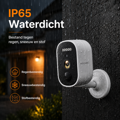 2K Beveiligingscamera Binnen & Buiten – Draadloze Accu WiFi Camera + 32GB