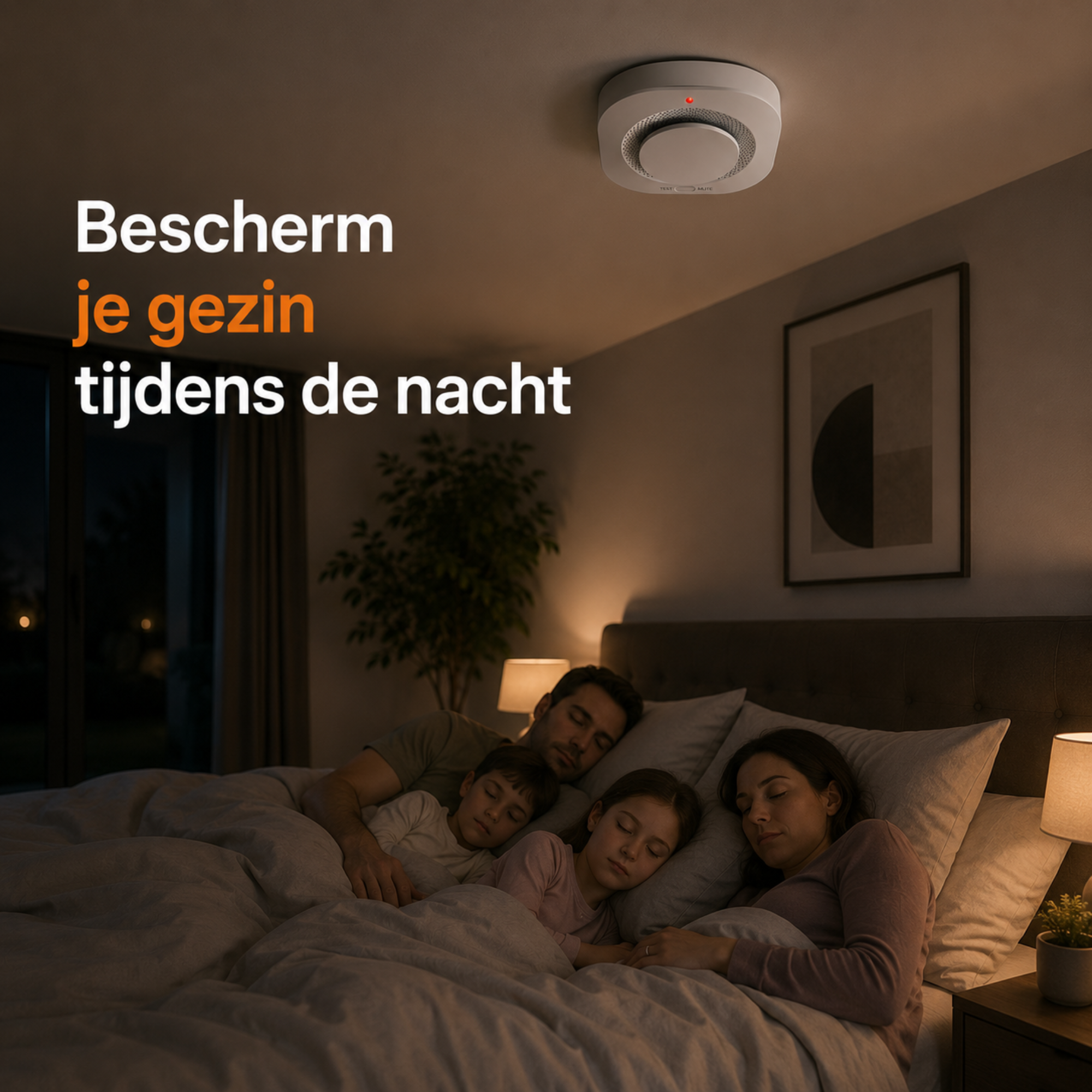 Smoke Detector - Draadloze Rook Melder - Pakket A T/M D