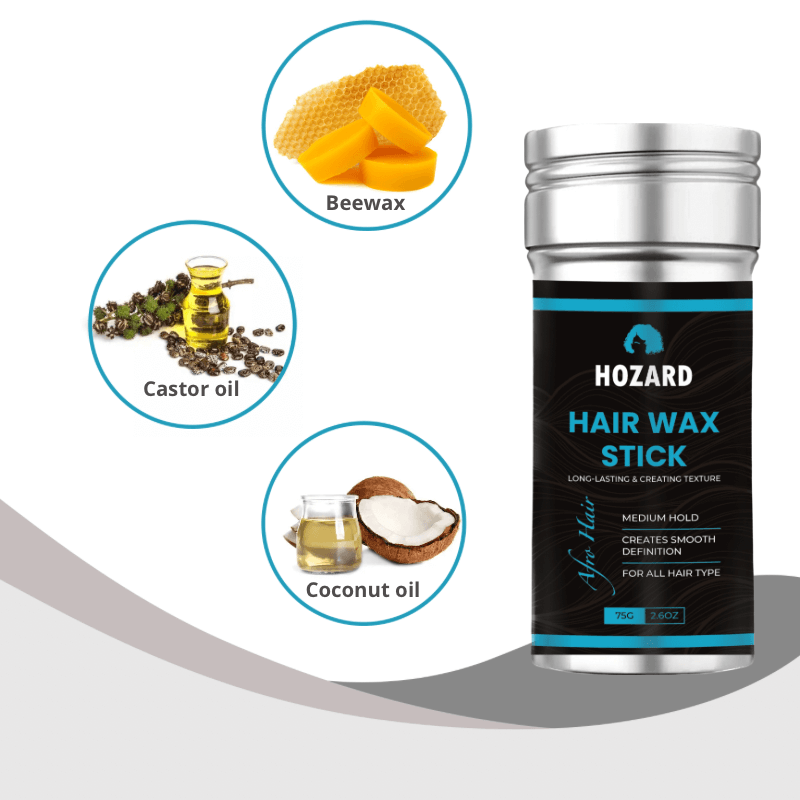 Hozard® Hair Wax Stick - Anti Pluis - Haargel Stick - Wax Roller - Medium