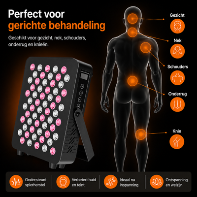 LED Infraroodlamp - Red Light Therapy - 5 Golflengten