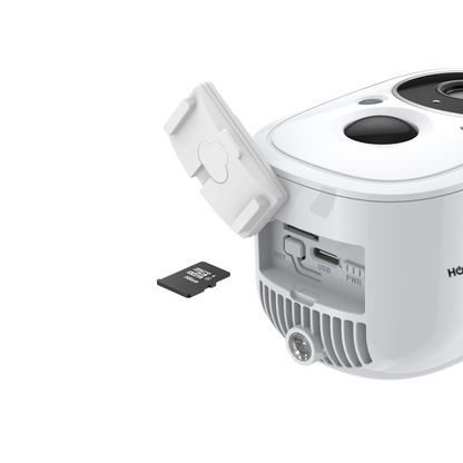 2.5K Beveiligingscamera UHD Binnen & Buiten – Draadloze Accu WiFi Camera - Incl. 32GB SD Kaart