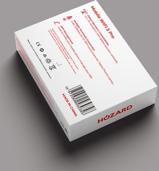 MiFi Router - Draadloze WiFi Router - MiFi - Compacte Hotspot - Wit