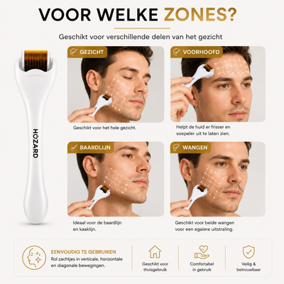 Derma Roller - 540 Micro Naalden - Haargroei Stimuleren