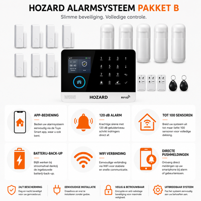 Alarmsysteem Pakket B