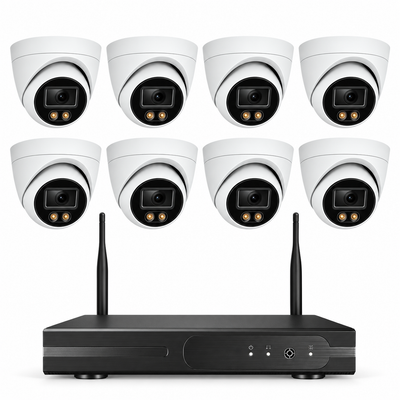 8x 2K UHD Beveiligingscamera Set - CCTV Bewakingscamera