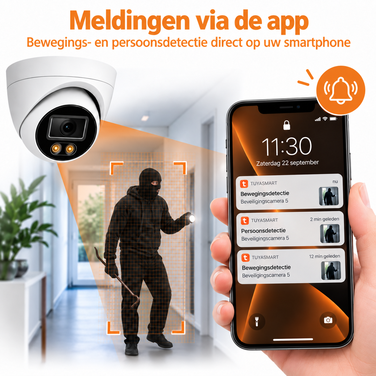 8x 2K UHD Beveiligingscamera Set - CCTV Bewakingscamera