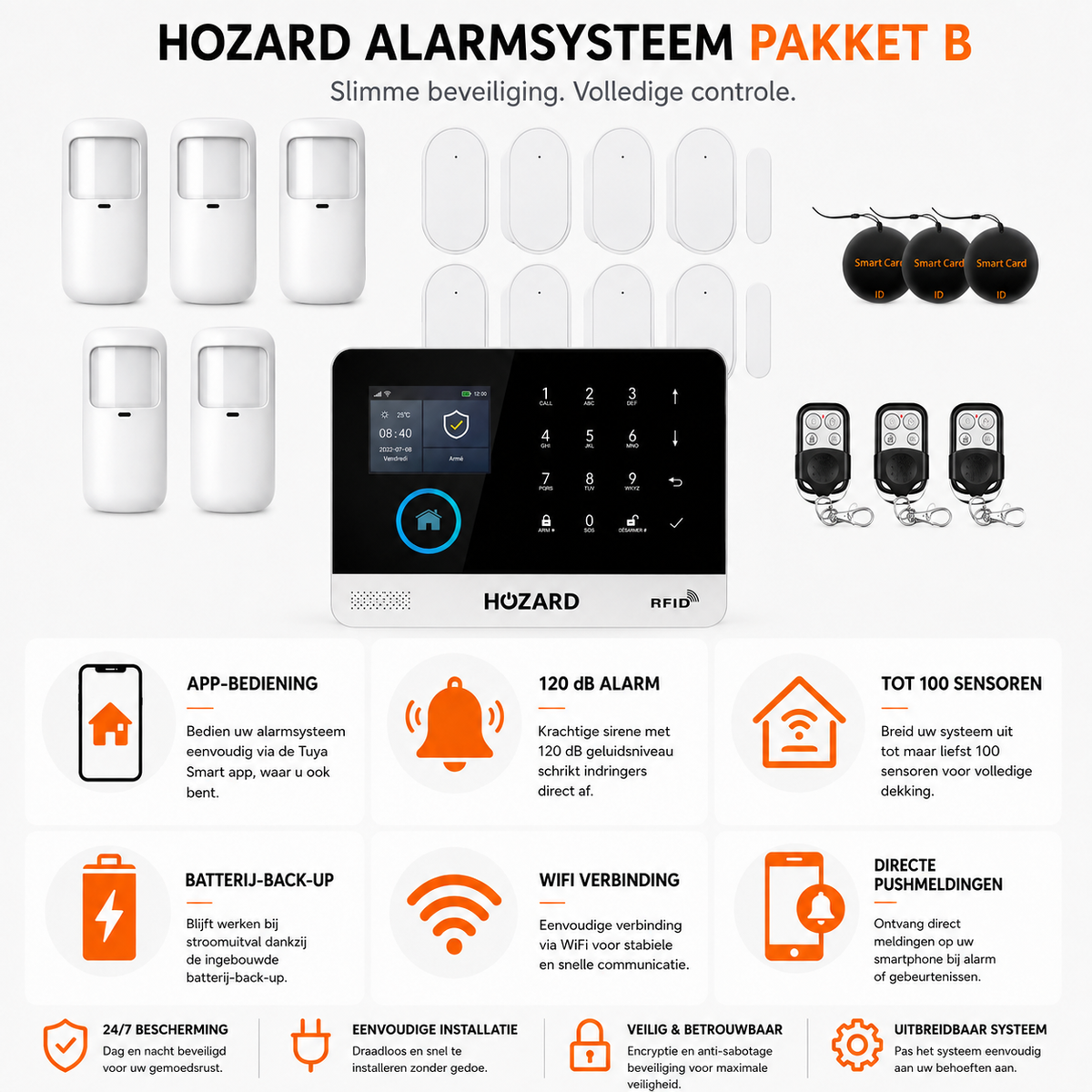 Alarmsysteem Pakket B V2