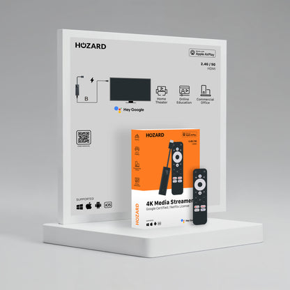 Google TV 4K UHD Media Streamer – Gecertificeerd voor YouTube & Chromecast built-in™