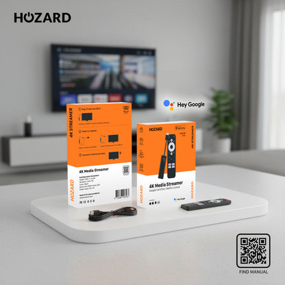 Google TV 4K UHD Media Streamer – Gecertificeerd voor YouTube & Chromecast built-in™