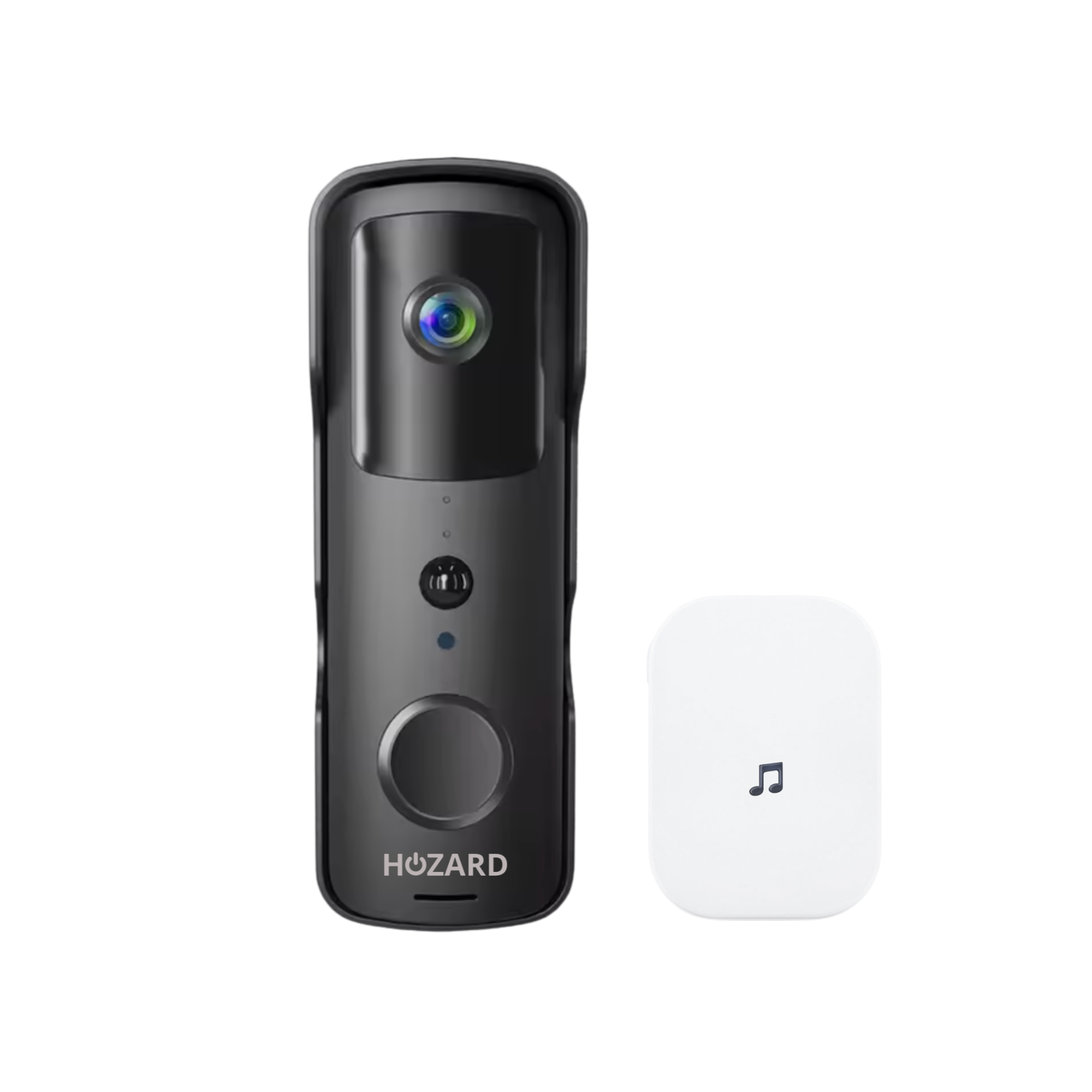 Deurbel met Camera en DingDong - Draadloze Video Deurbel - 5200 mAh - Zwart