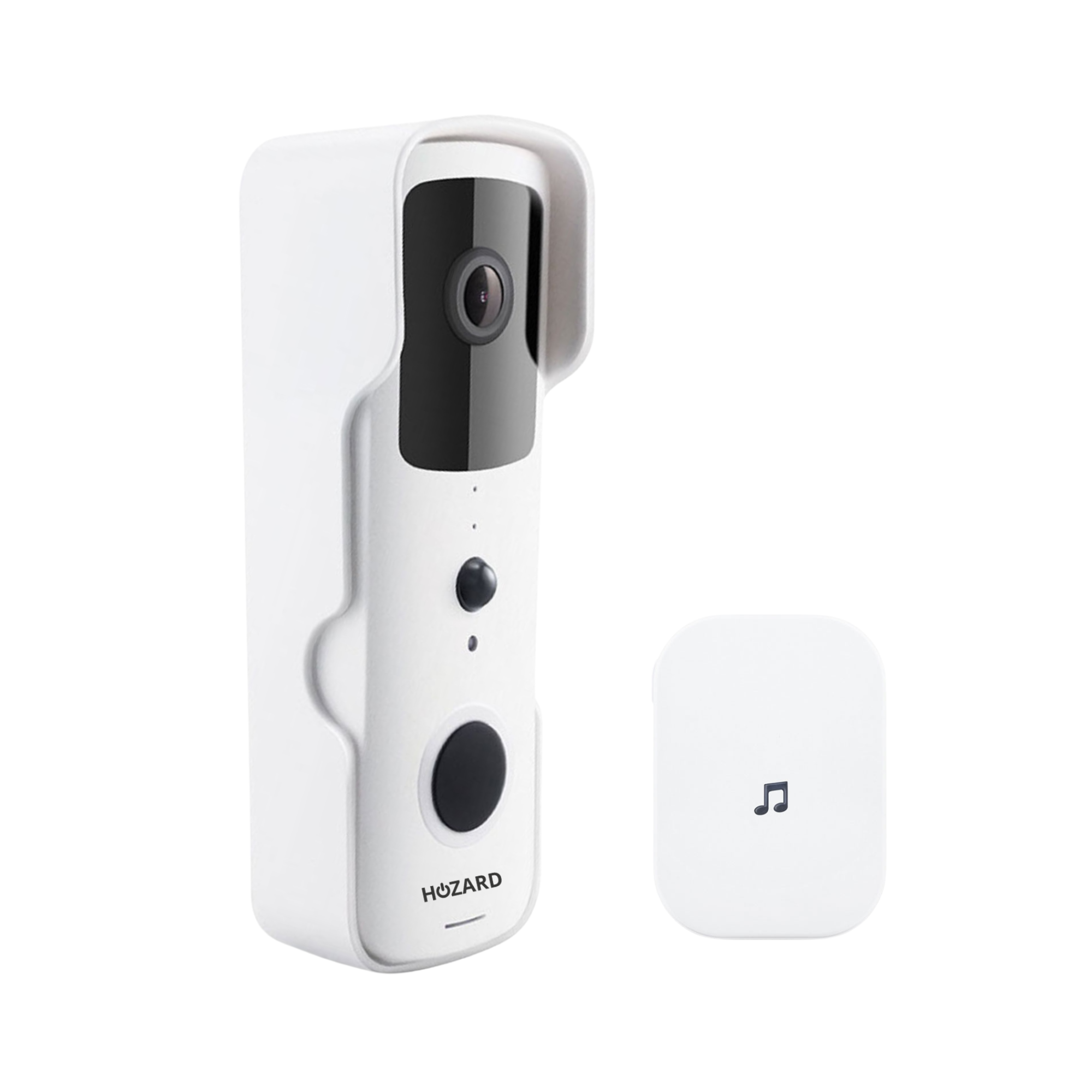 Deurbel met Camera en DingDong - Draadloze Video Deurbel - 5200 mAh - Wit
