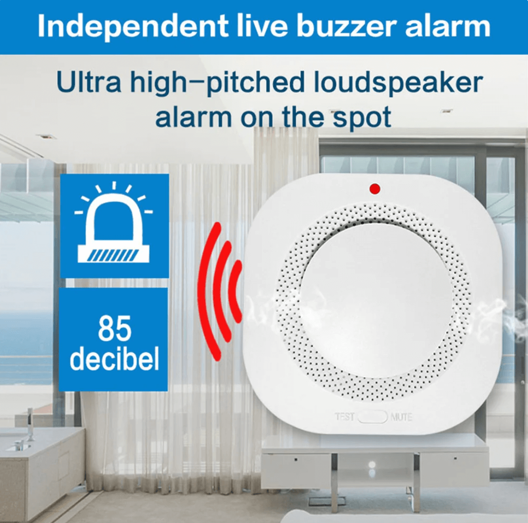 Smoke Detector - Draadloze Rook Melder - Pakket A T/M D
