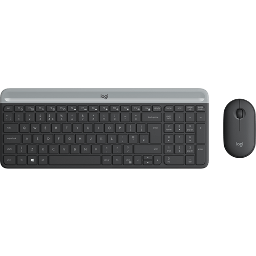Logitech MK470 Slim Combo - Draadloos toetsenbord en muis
