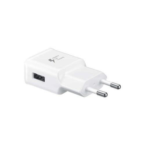 USB-A Travel Adapter Fast Charger 2.0 AMP - White
