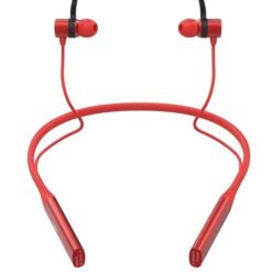 Hoco S18 - 2 in 1 Sport - Draadloze Bluetooth in-ear oortjes met nekband - Magnetisch - IPX5 - Hi-Res - Rood